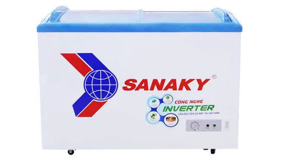 Tủ đông 1 ngăn 2 cánh nắp kính inverter Sanaky VH 3899K3 (260L)