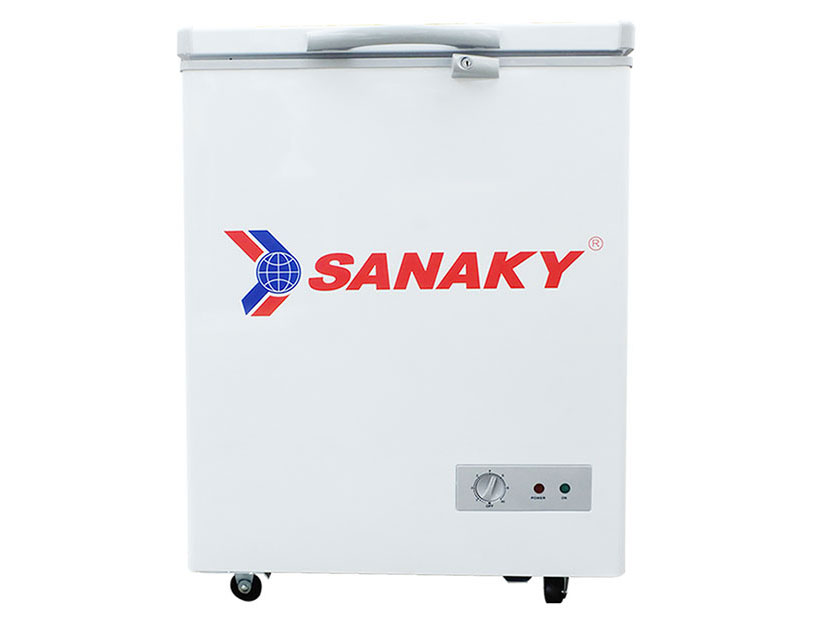 Tủ đông Sanaky VH1599HY được thiết kế khá đơn giản với có 1 ngăn đông và 1 cánh đóng mở 