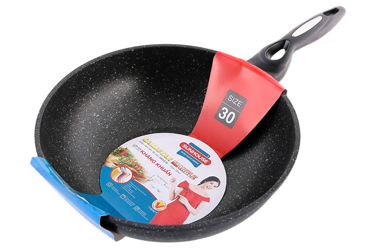 Chảo siêu bền đá sâu Sunhouse SBDS30 (30cm)