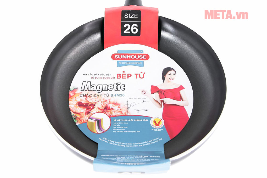 Chảo từ Sunhouse Magnetic Pan SHM26 (26cm)