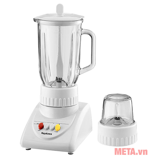 Máy xay sinh tố 2 cối thủy tinh Nagakawa NAG0806 (300W)