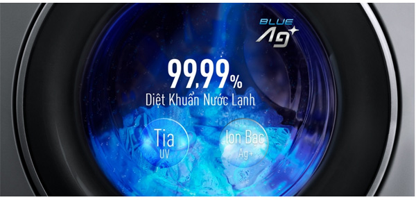 Công nghệ Blue Ag+ có thể loại bỏ 99,99% vi khuẩn