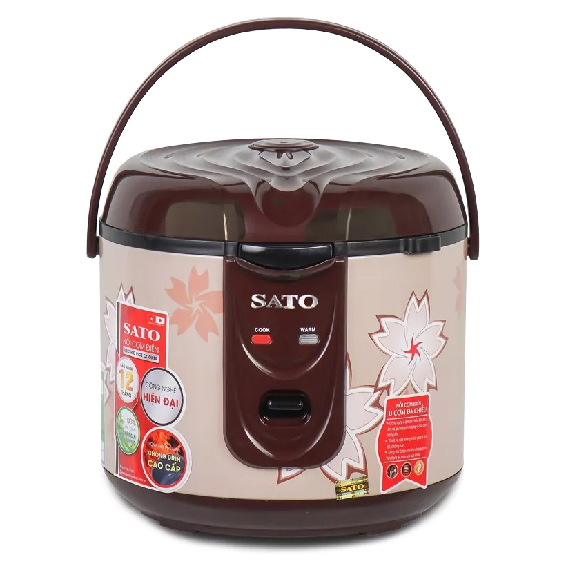 Nồi cơm điện lòng niêu Sato S18-98N 1.8 lít