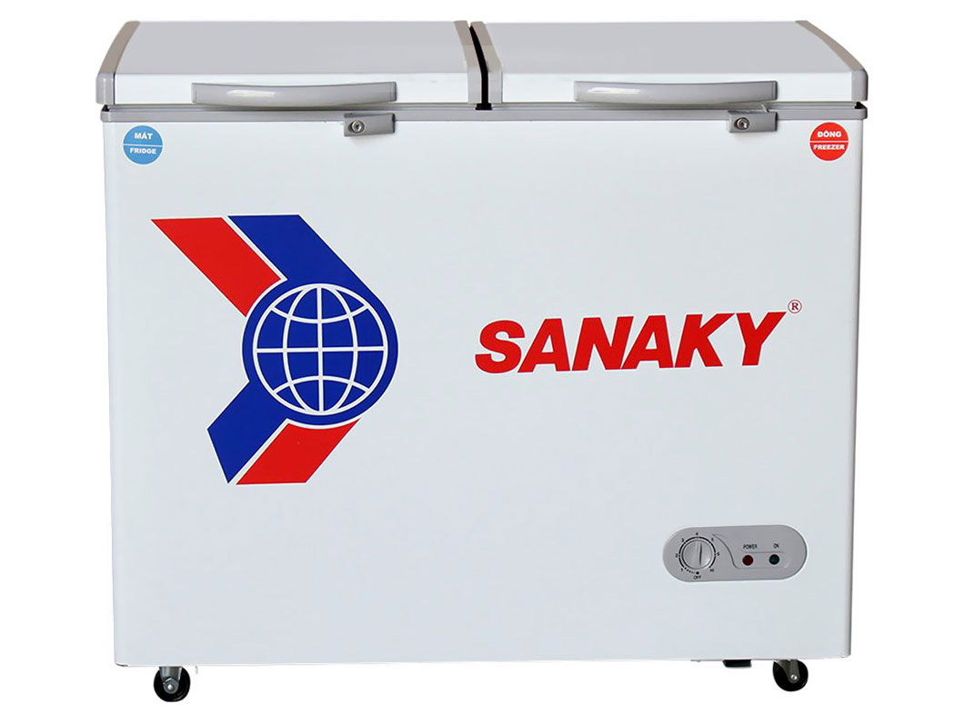 Tủ đông 2 ngăn 2 cánh mở Sanaky VH 255W2