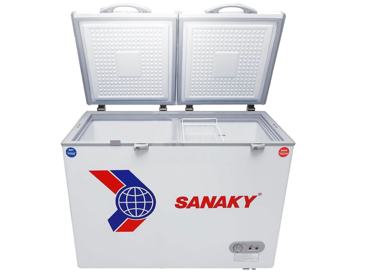 Tủ đông 2 ngăn 2 cánh mở Sanaky VH 255W2