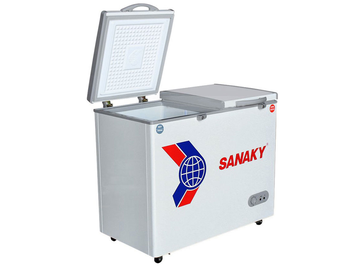 Tủ đông 2 ngăn 2 cánh mở Sanaky VH 255W2