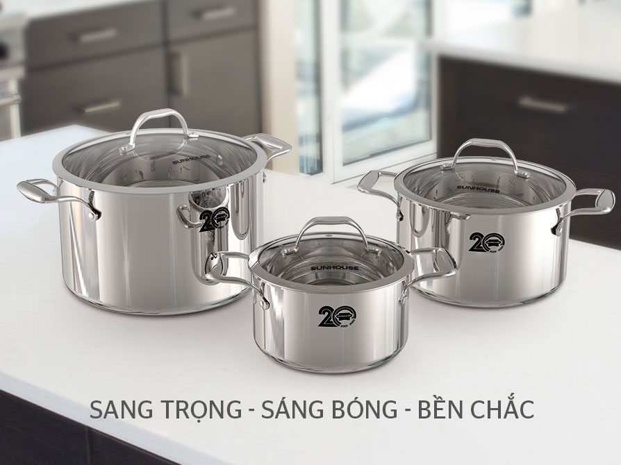 bộ nồi inox 304  