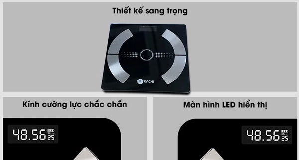 Thiết kế sang trọng của cân Kachi