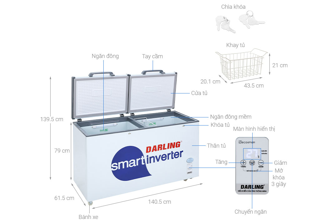 Cấu tạo tủ đông mát