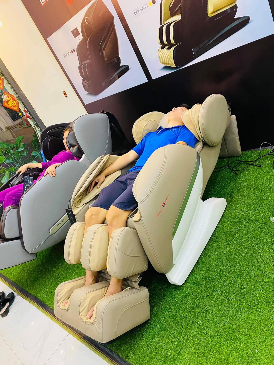 Sử dụng ghế massage KDM 57755