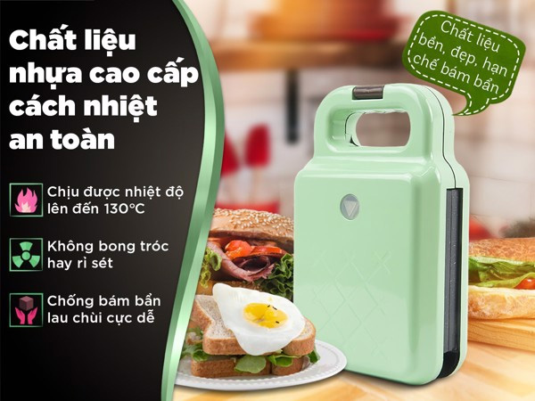 Vỏ máy làm từ nhựa cao cấp, cứng cáp