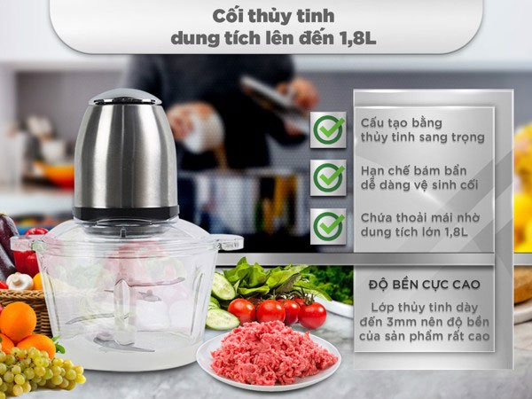 Máy xay thịt mini