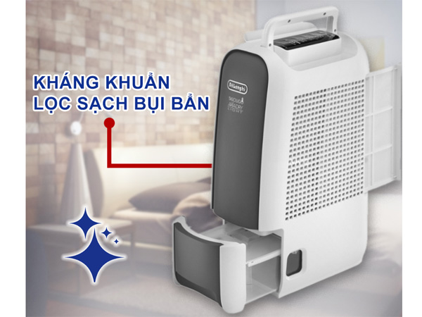 Hút ẩm và lọc không khí hiệu quả