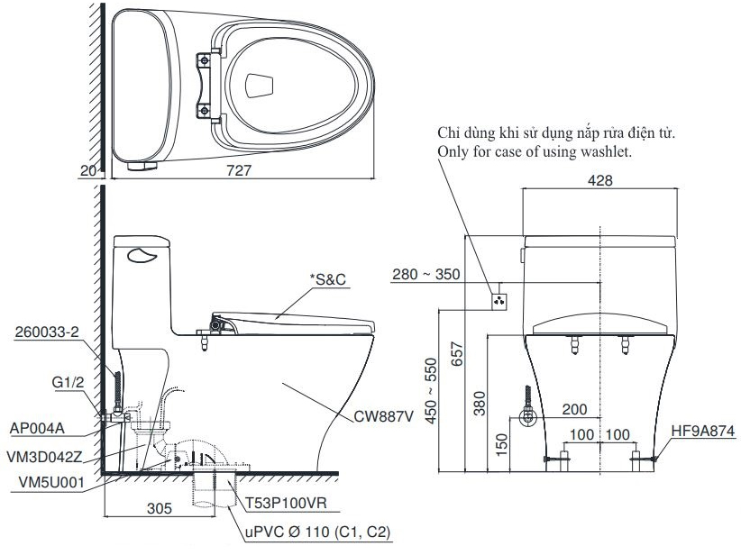 Toto MS887RT8