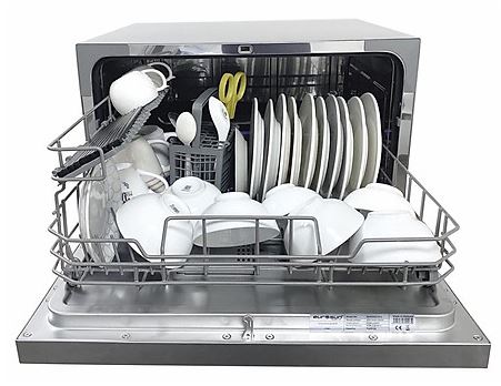 Bên trong máy rửa bát