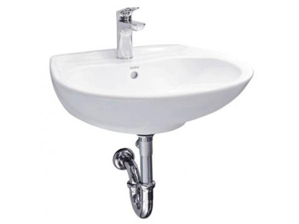Hình ảnh chậu rửa mặt treo tường Toto LT300C (500mm x 430mm)