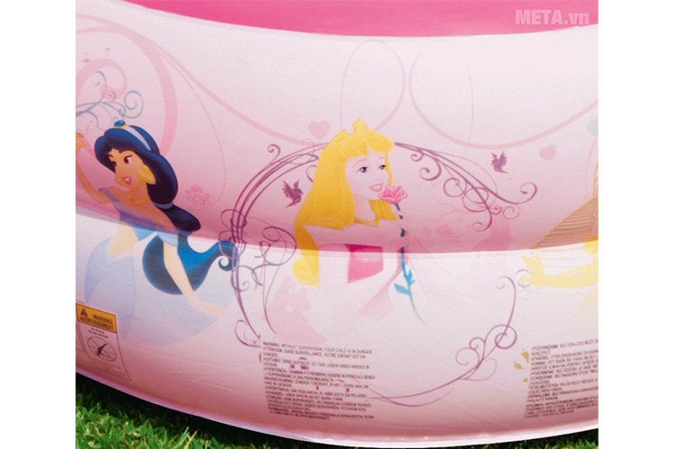 Bể phao chữ nhật hình công chúa Bestway 91056