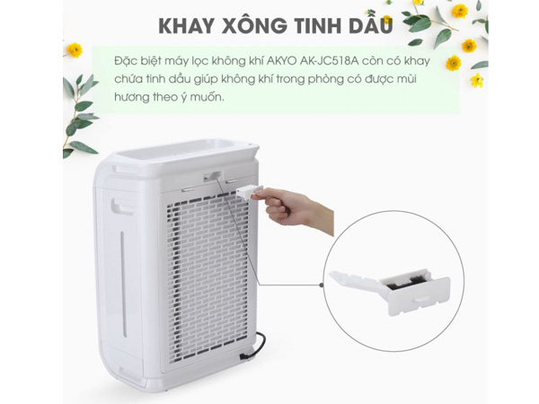Trang bị khay xông tinh dầu