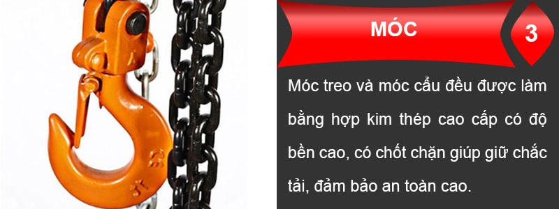 Móc được làm từ chất liệu cao cấp