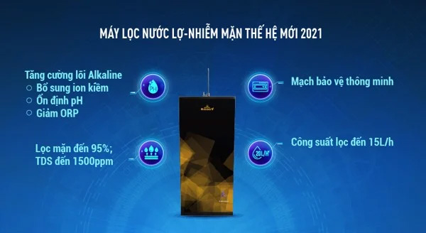 Máy lọc nước lợ, nhiễm mặn R.O ROBOT RL-9N