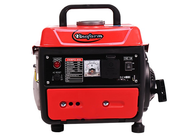 Hình ảnh máy phát điện mini 1kw chạy xăng 2 thì Vinafarm 950