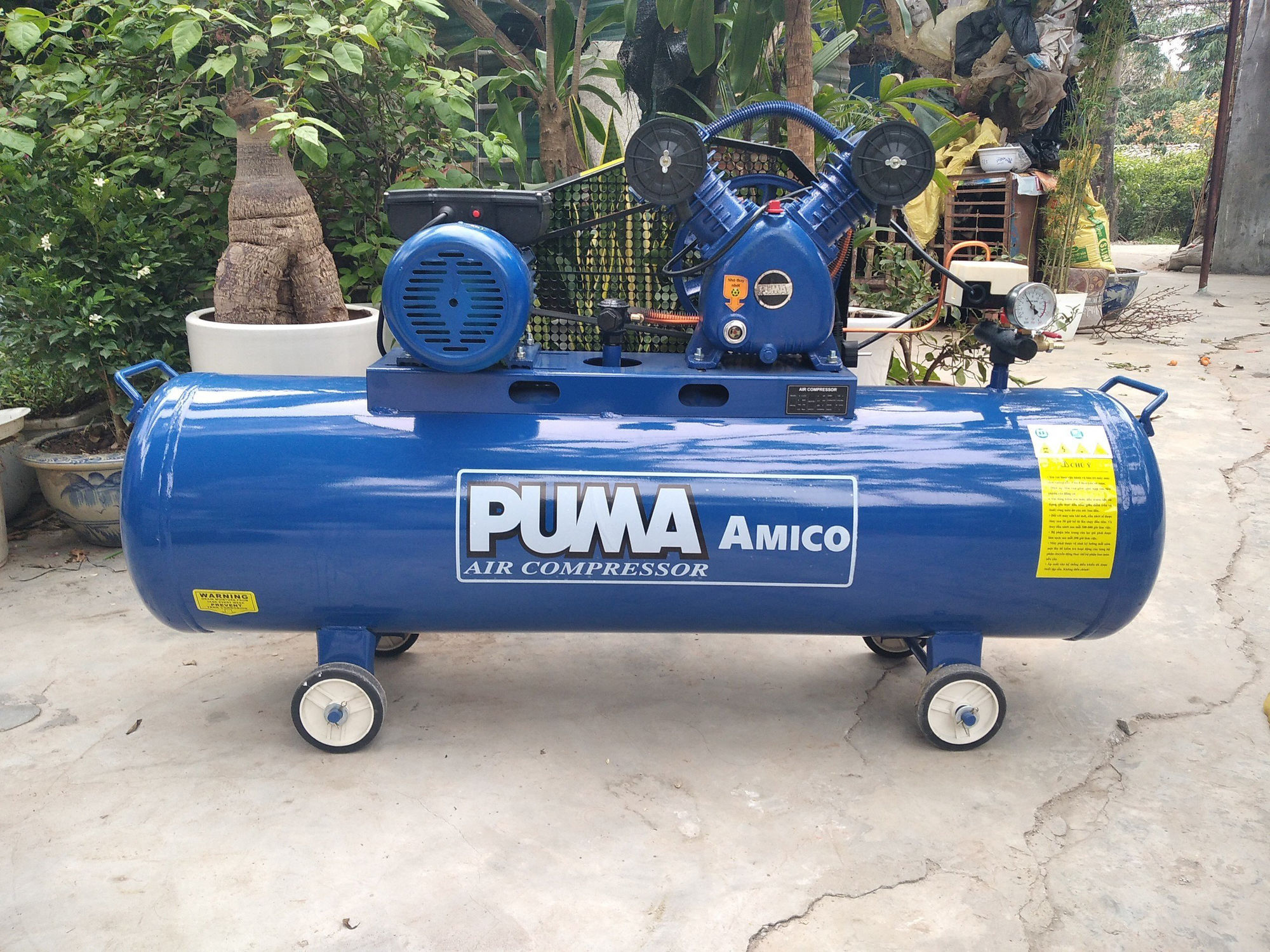 Máy nén khí Puma 3HP 120 lít V-0.25/8