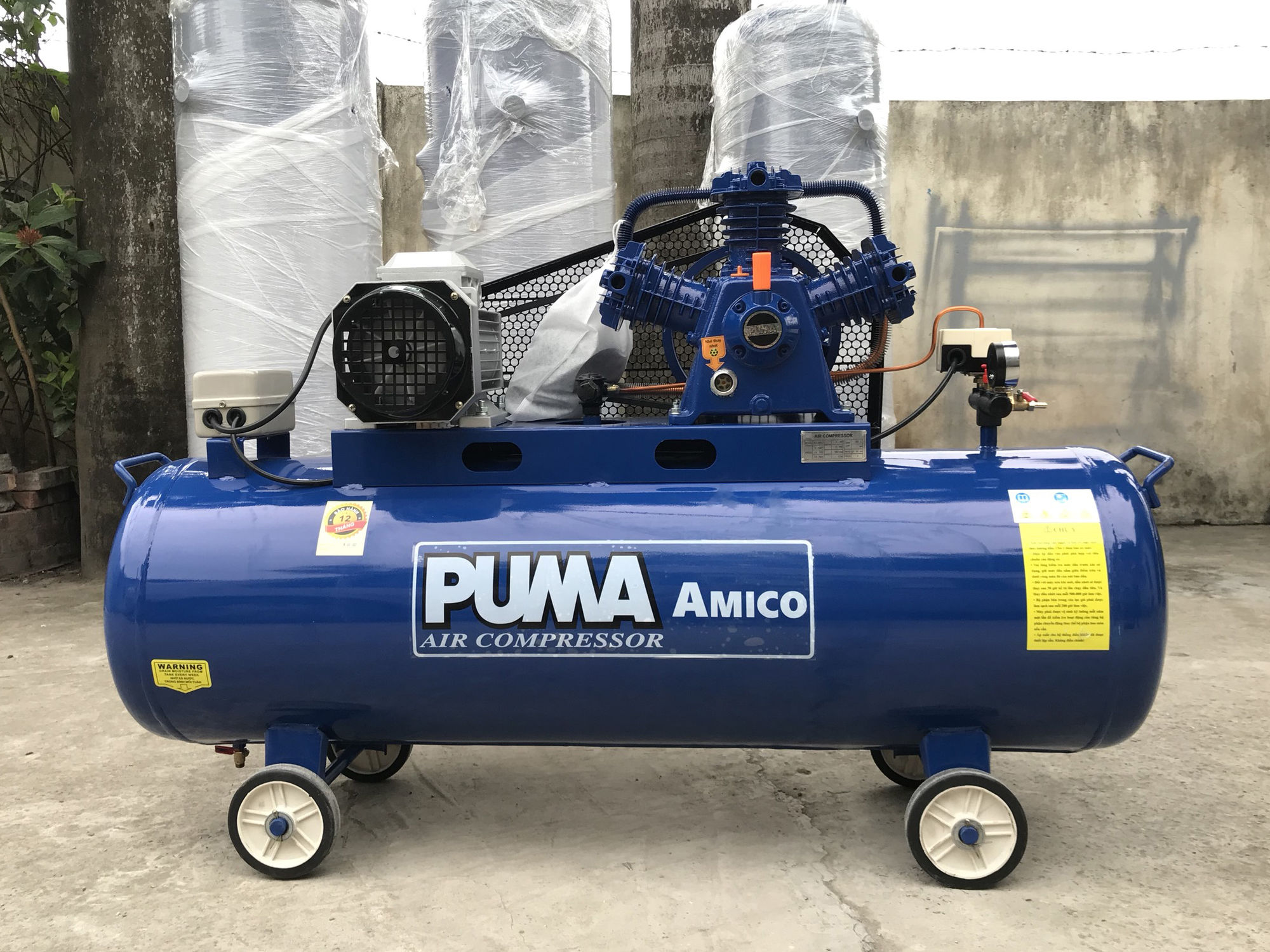 Máy nén khí Puma 4HP 200 lít W-0.36/8