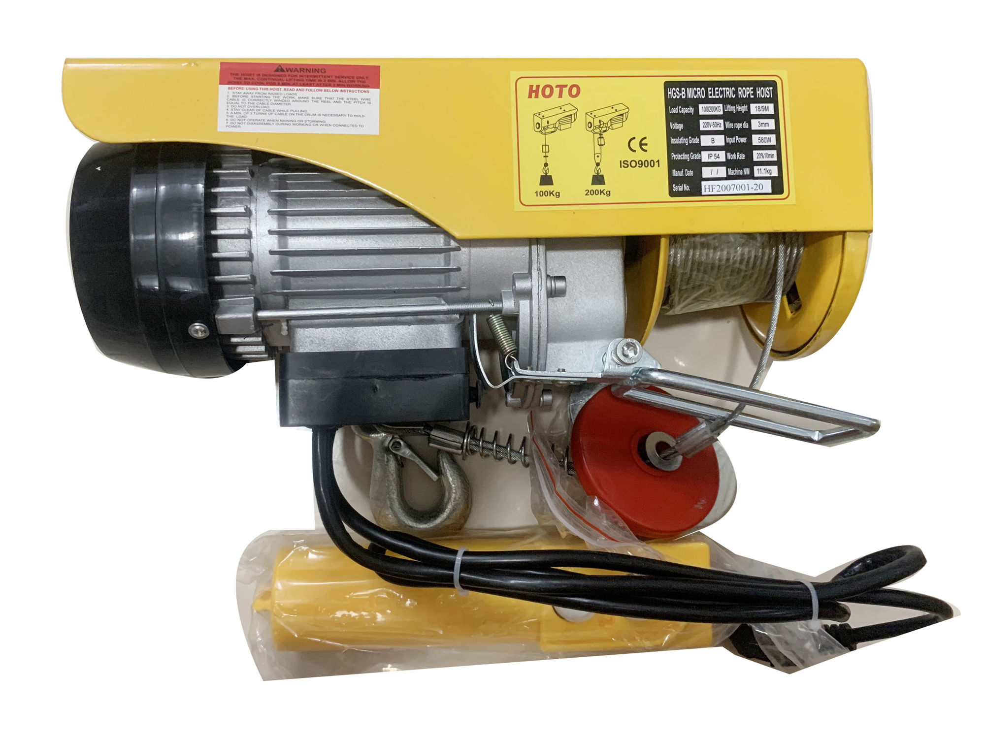 Tời điện Hoto PA 200 (200kg)