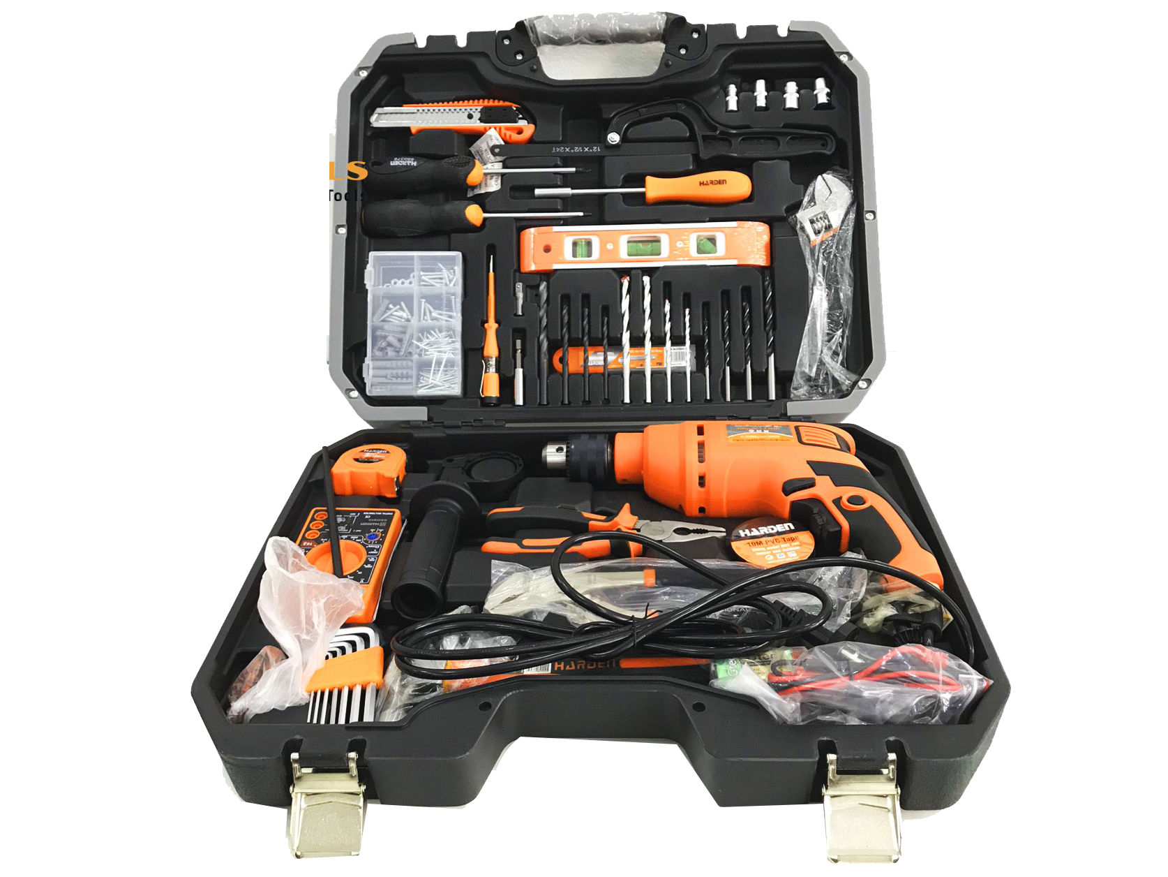 Bộ máy khoan 75 chi tiết Harden 510875