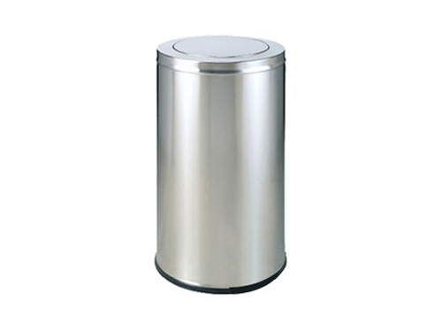 Thùng rác inox tròn nắp lật Paloca (250mm x 600mm)