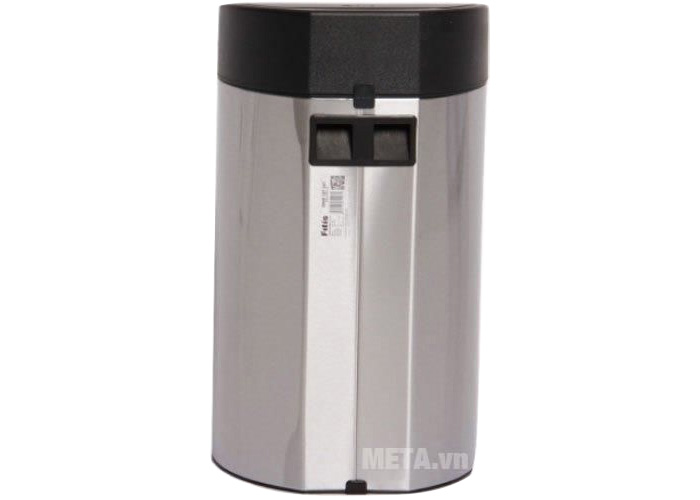 Thùng rác Inox nhấn tròn nhỏ Fitis RTS1-901 - 12L (bạc)