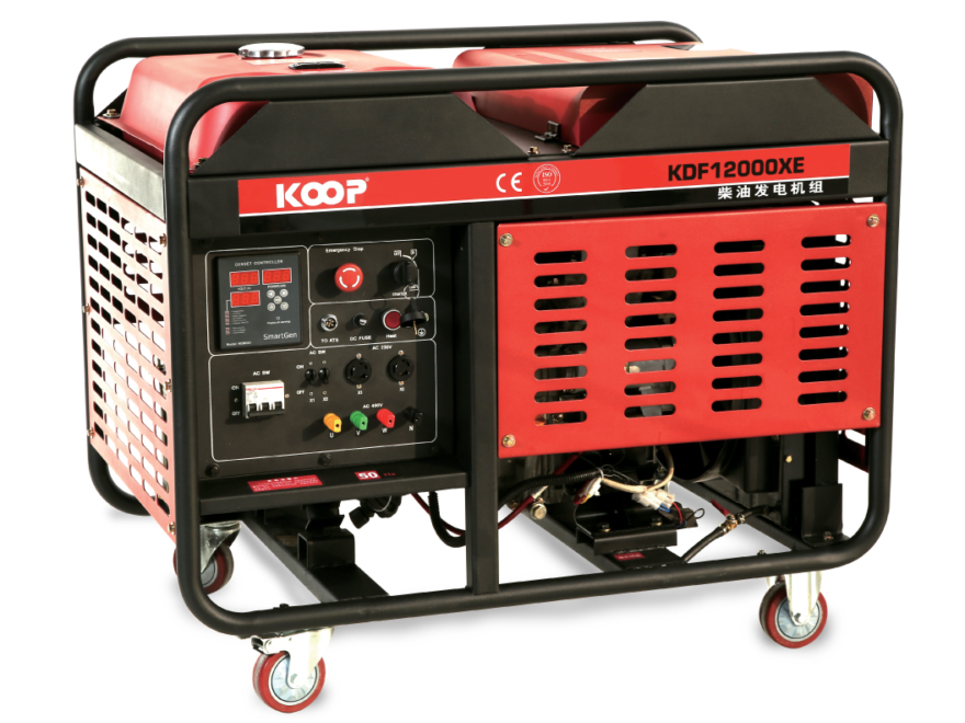 Máy phát điện chạy dầu 10KW Koop KDF12000XE 1 pha