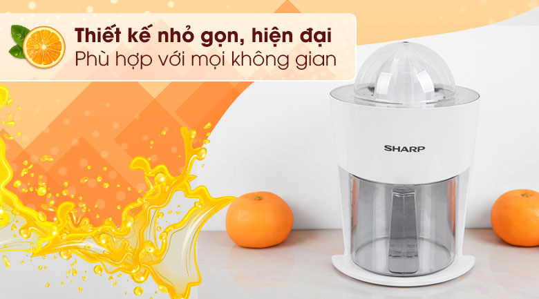 Thiết kế ấn tượng của máy vắt cam Sharp