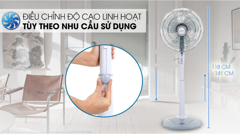 Thay đổi độ cao linh hoạt