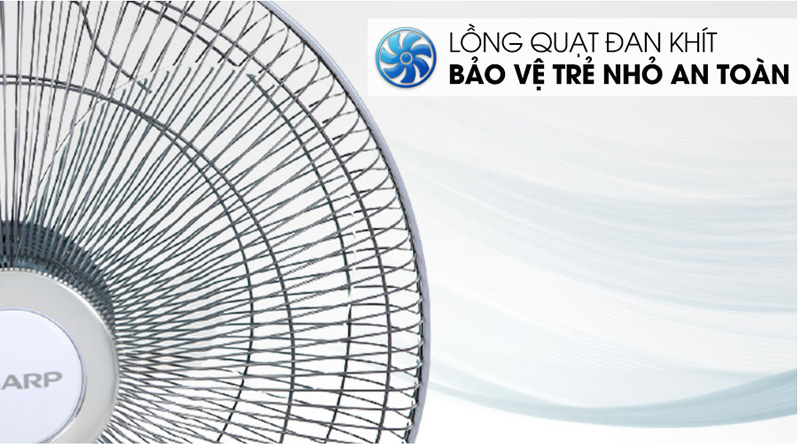 Lồng quạt khít đảm bảo an toàn