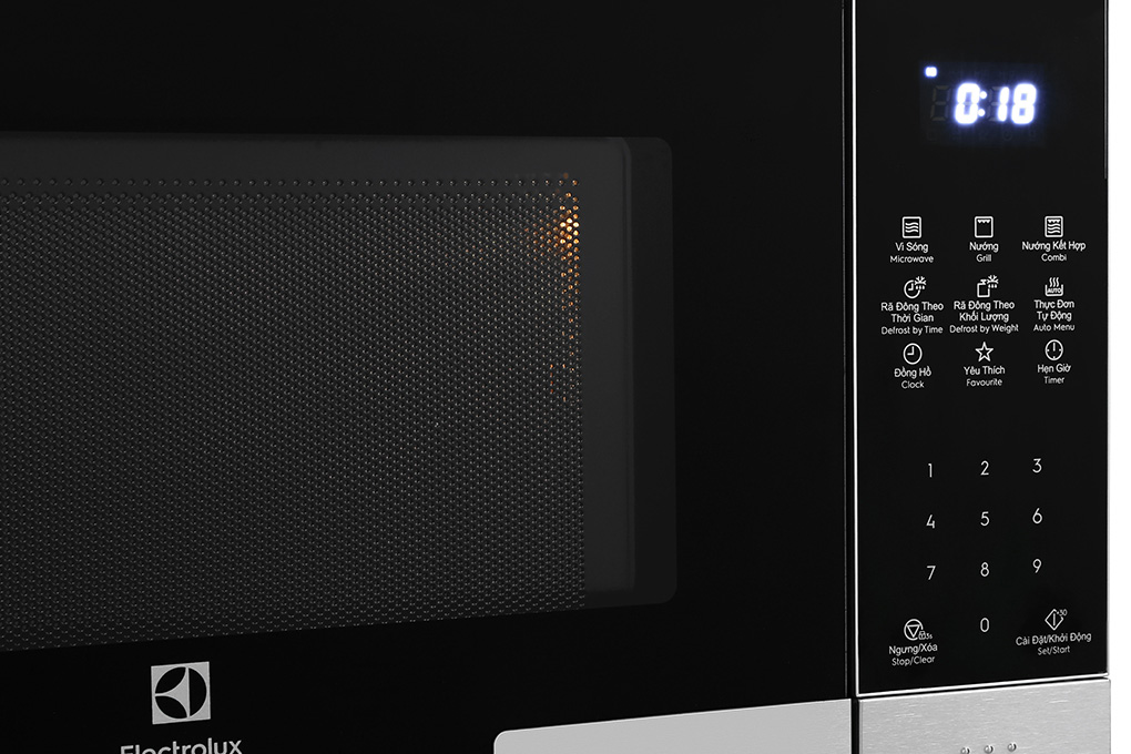 lò vi sóng Electrolux có nướng 23 lít EMG23DI9EBP có bảng điều khiển dễ sử dụng