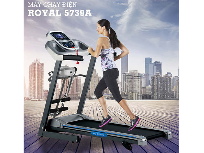Máy chạy bộ 4 chức năng Royal-5739A