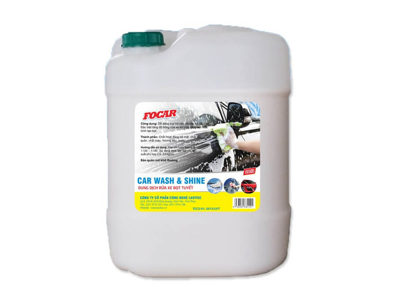 Dung dịch rửa xe bọt tuyết Car wash & shine 20 lít