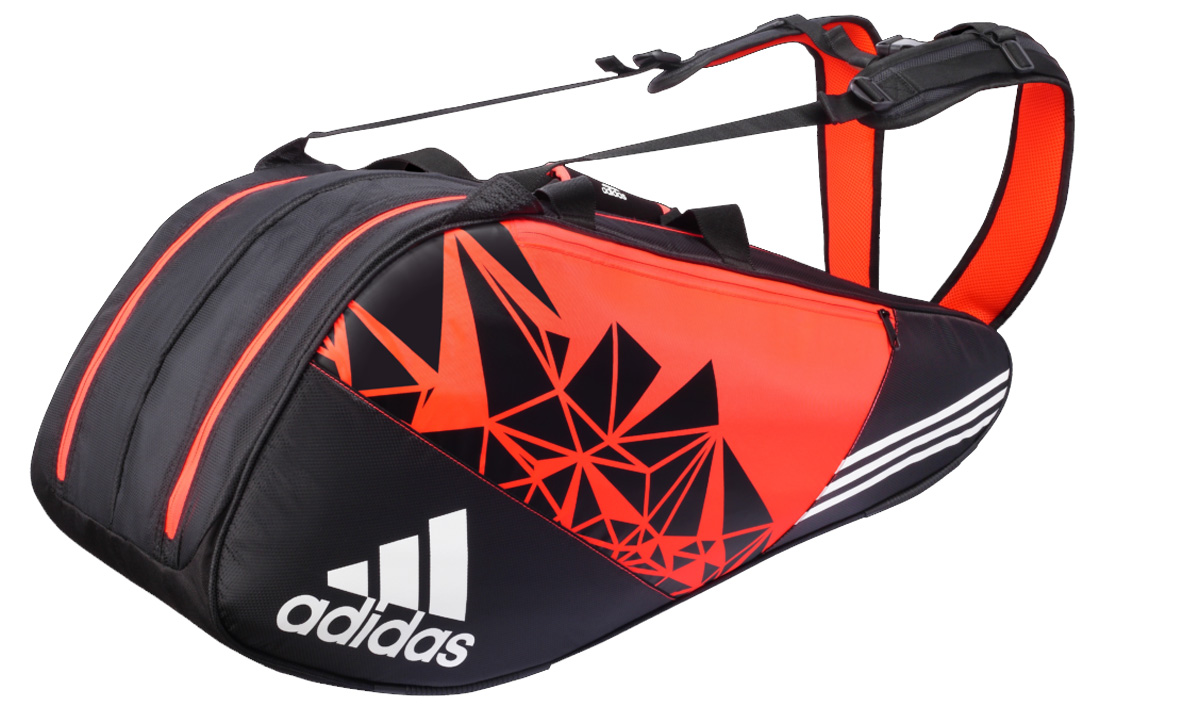 Hình ảnh túi tennis/cầu lông Adidas 2 ngăn Wutch P7 Thermo 8 racket