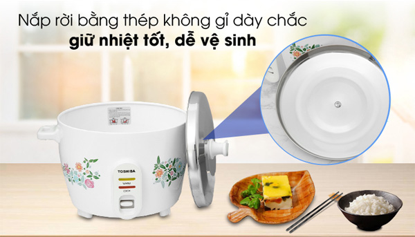 Nắp nồi thiết kế kín, không thoát hơi