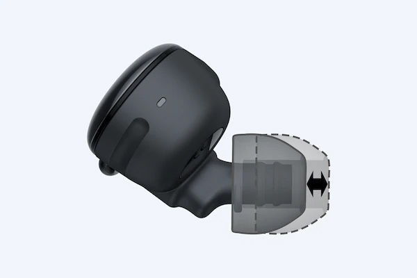 Rãnh cân chỉnh nút nhét tai Sony WF-SP900