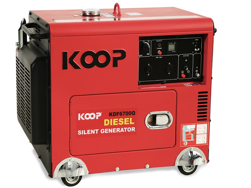 Hình ảnh máy phát điện chạy dầu 5Kw Koop KDF6700Q chống ồn