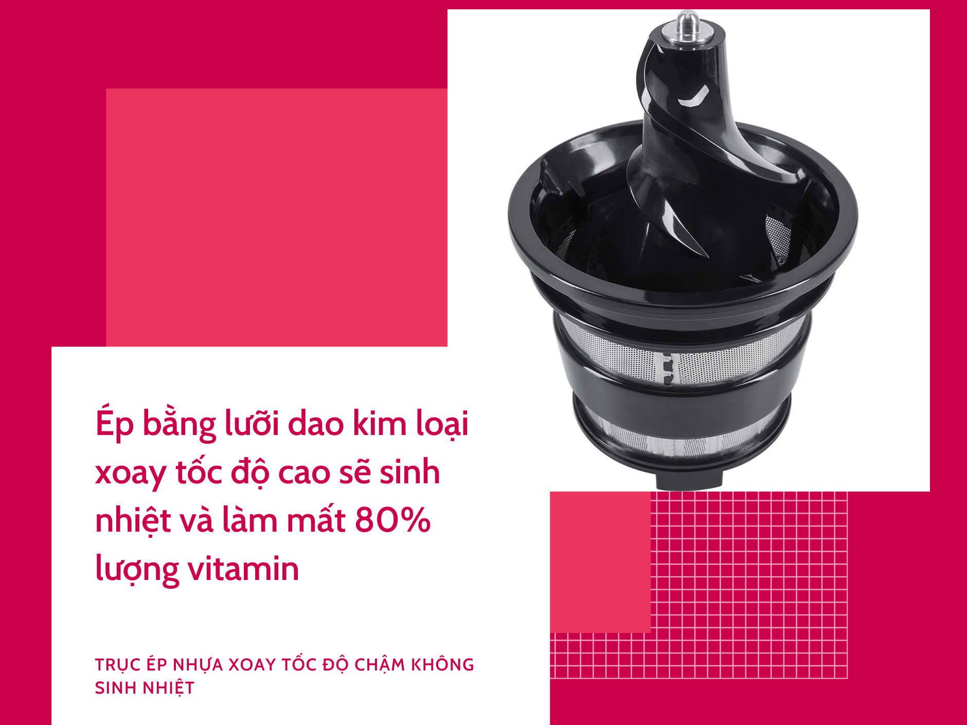 Lưới ép bằng nhựa Tritan an toàn