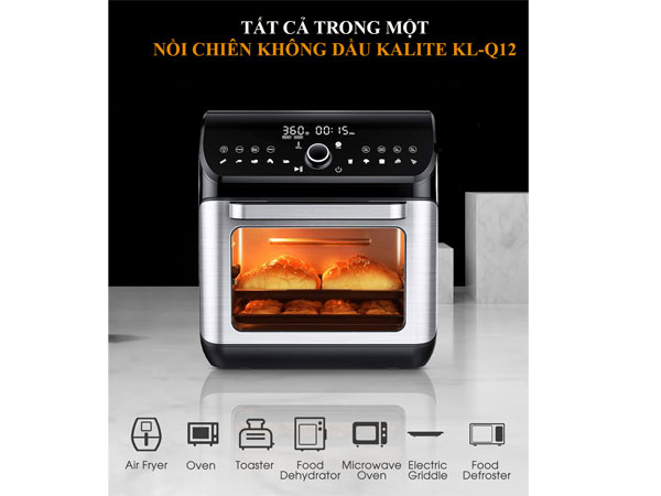 Dung tích nồi là 12 lít