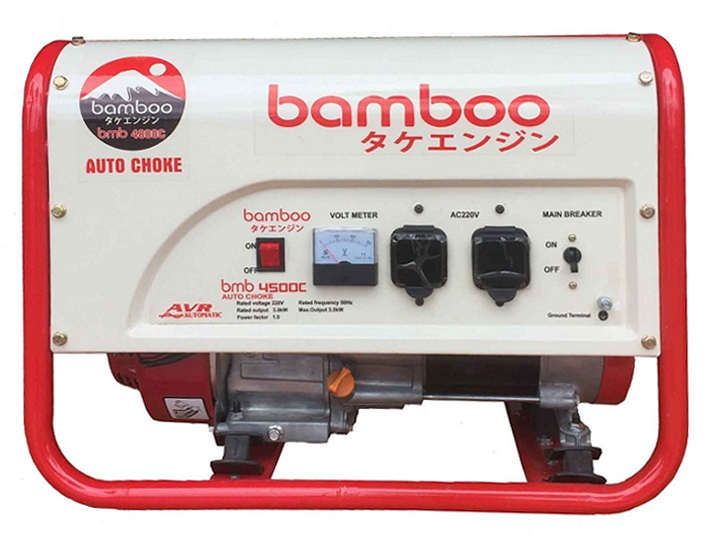 Máy phát điện chạy xăng 3.5kw Bamboo 4800E