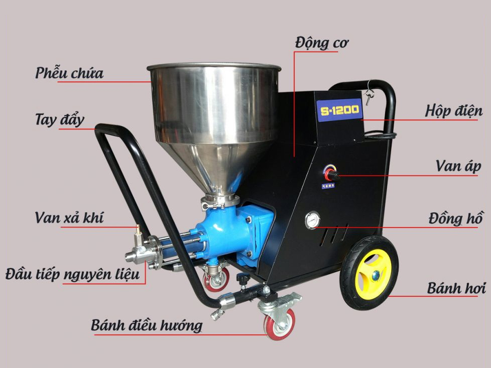 máy phun đa năng  