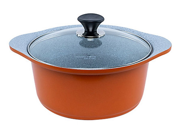 Nồi Eco size 24cm chống dính, tráng sứ, đáy từ - Nhập khẩu Hàn Quốc