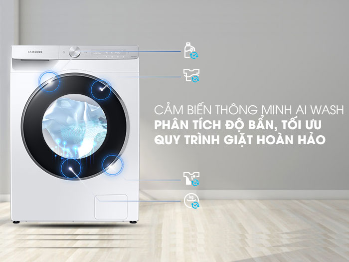 Công nghệ cảm biến AI Wash thông minh