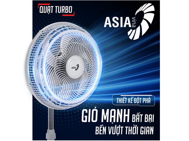 Quạt DTB1601 được trang bị lồng quạt đan khít, thiết kế độc đáo