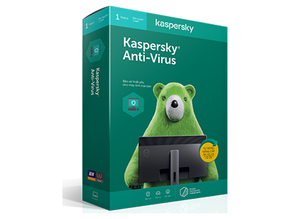 Kaspersky Anti-Virus 1 máy/1 năm (bản mới nhất)